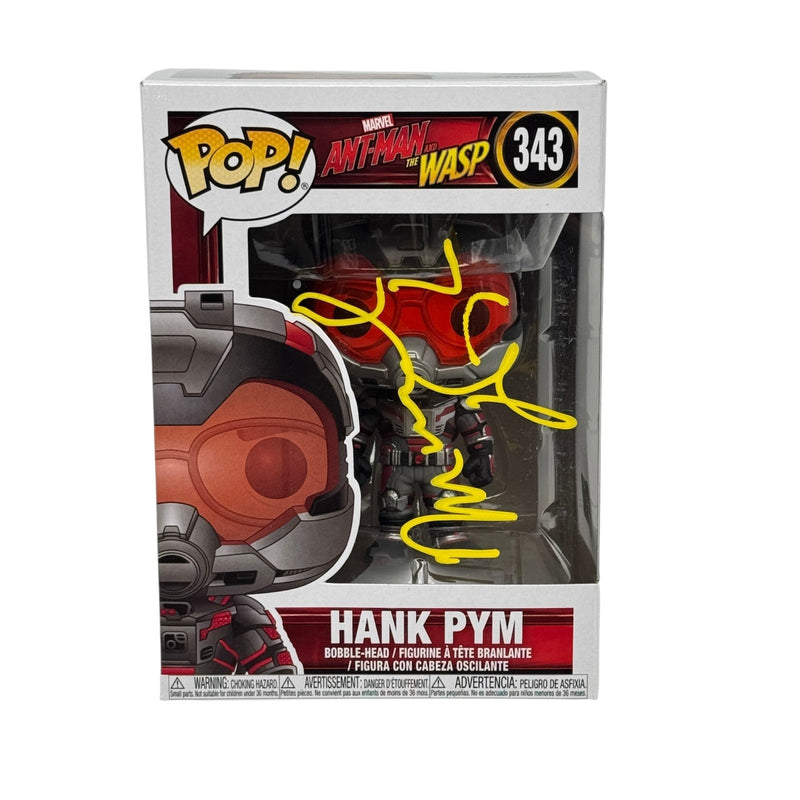 Michael Douglas Signed Dr. Hank Pym Funko Pop! 343 Autograph Beckett Authentic