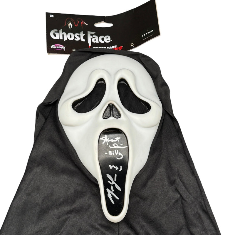 Matthew Lillard & Skeet Ulrich Signed Ghost Face Mask Autograph Beckett