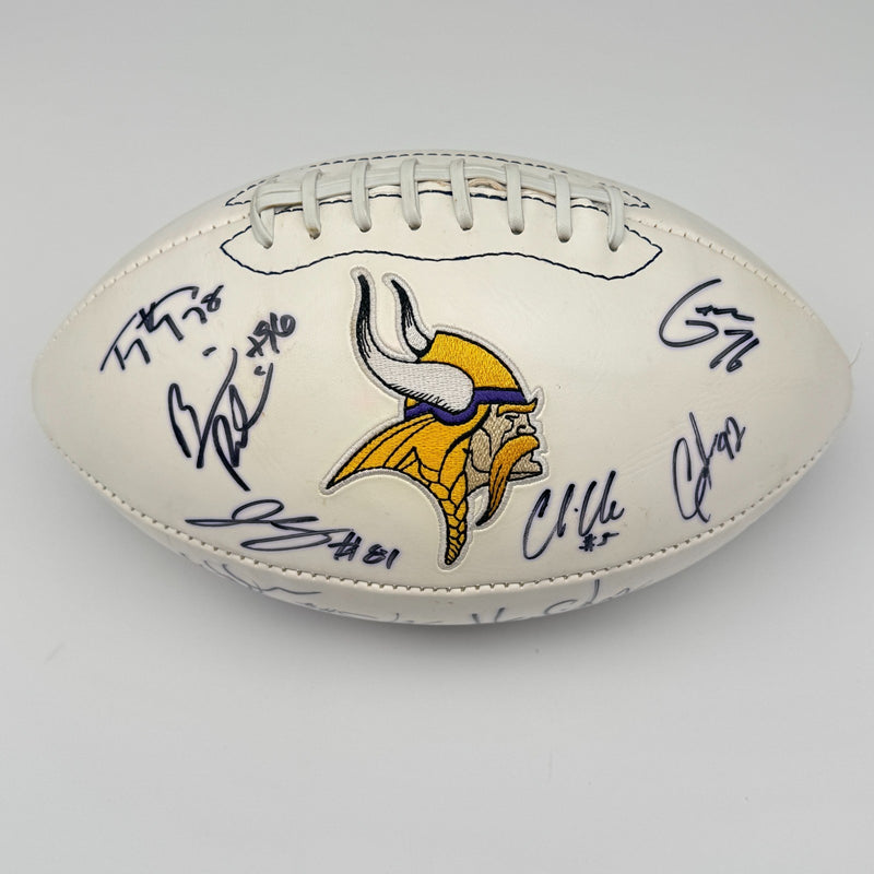 Minnesota Vikings Team Signed Autograph NFL Football - Carl Eller Harrison Smith
