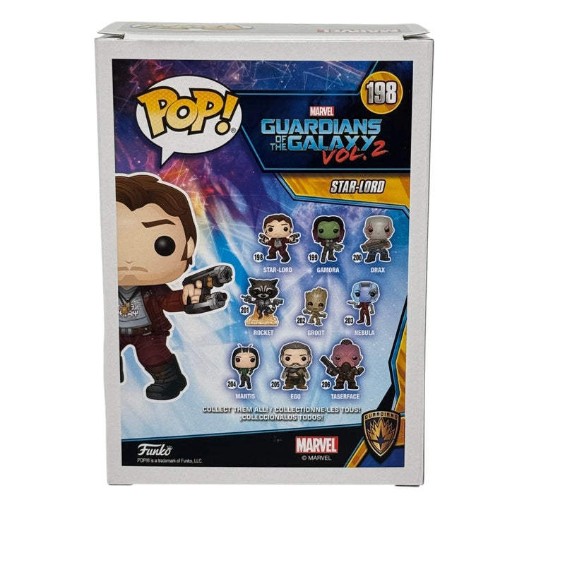 Chris Pratt Signed Marvel Star-Lord Funko Pop 198 Beckett Authentic Autograph!!