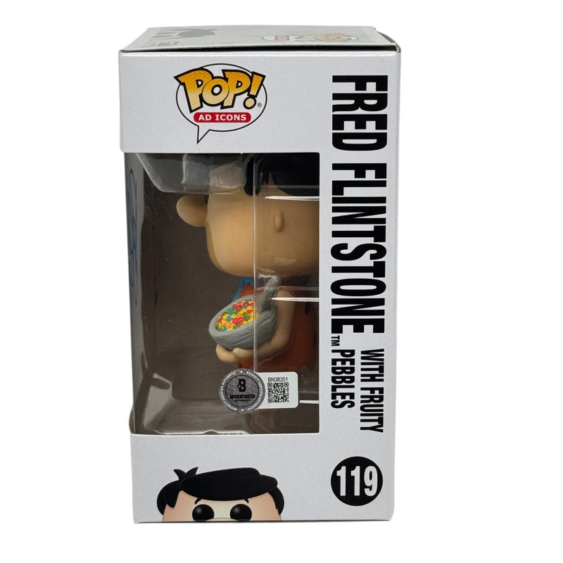 John Goodman Signed Fred Flintstone Funko Pop 119 Beckett Authentic Autograph