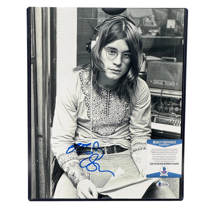 Ozzy Osbourne Signed Black Sabbath 11x14 Photo Autographed Beckett Witnessed!!!
