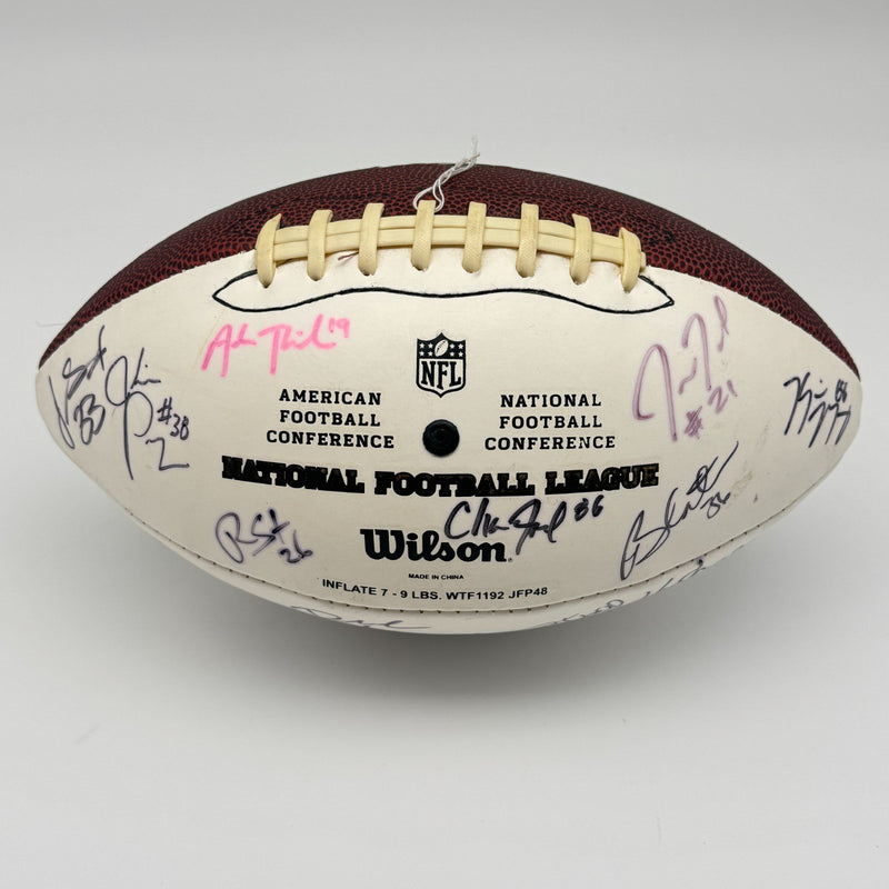 Minnesota Vikings Team Signed Autograph NFL Football - Thielen, Harrison Smith