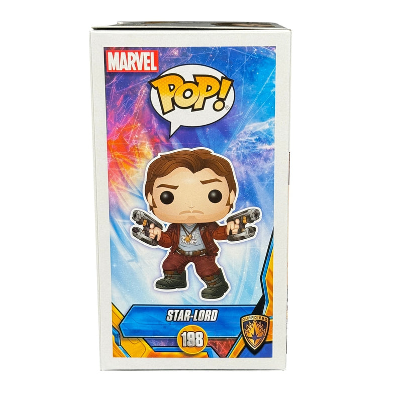 Chris Pratt Signed Marvel Star-Lord Funko Pop 198 Beckett Authentic Autograph!