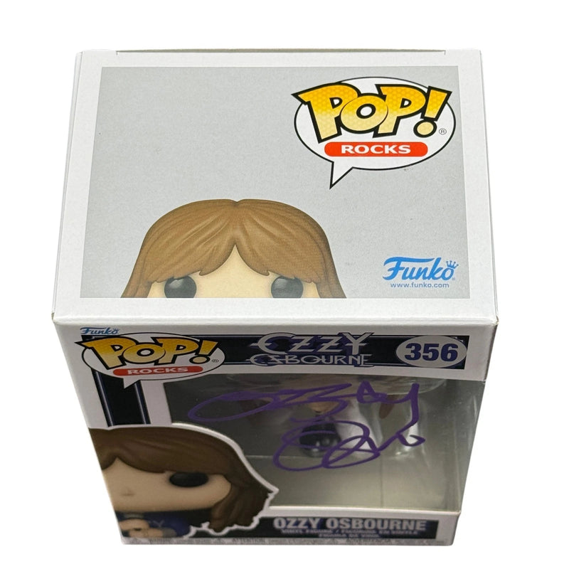 Ozzy Osbourne Signed Funko Pop 356 Black Sabbath Autograph Beckett Witnessed