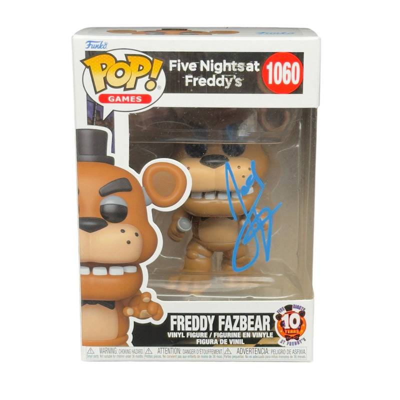 Josh Hutcherson Signed Five Nights At Freddys  Funko Pop 1060 Beckett Autograph