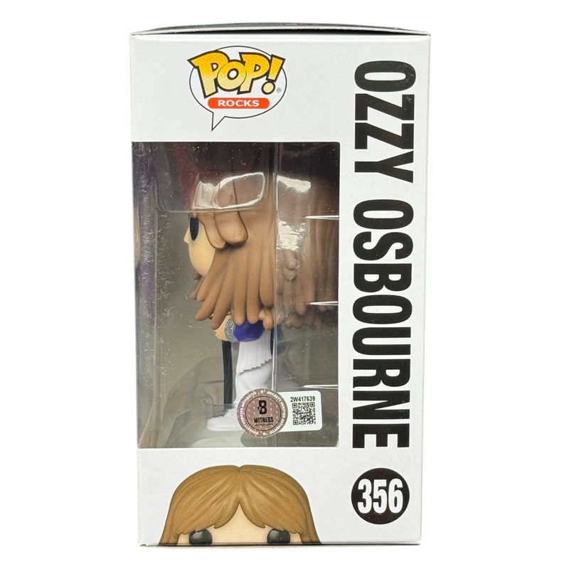 Ozzy Osbourne Signed Funko Pop 356 Black Sabbath Autograph Beckett Witnessed