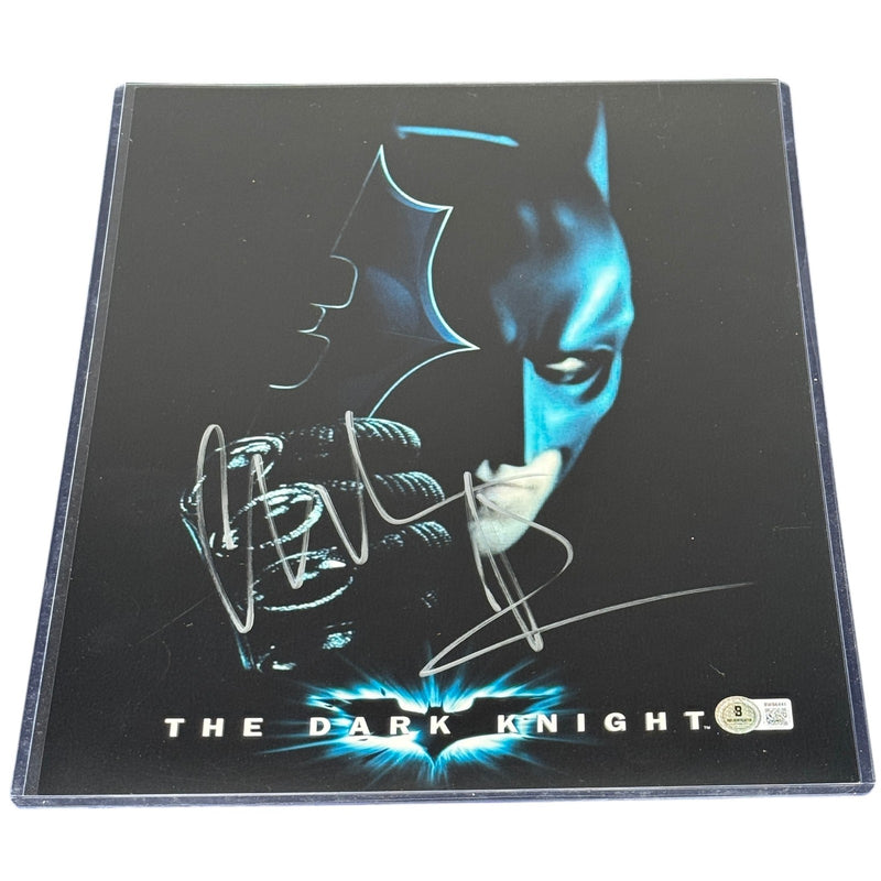 Christian Bale Signed 11x14 Photo Batman The Dark Knight Autograph Beckett