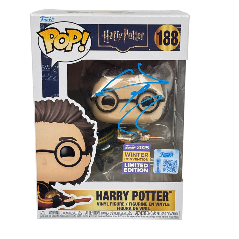 Daniel Radcliffe Signed Harry Potter Funko Pop 188 Beckett Authentic Autograph!