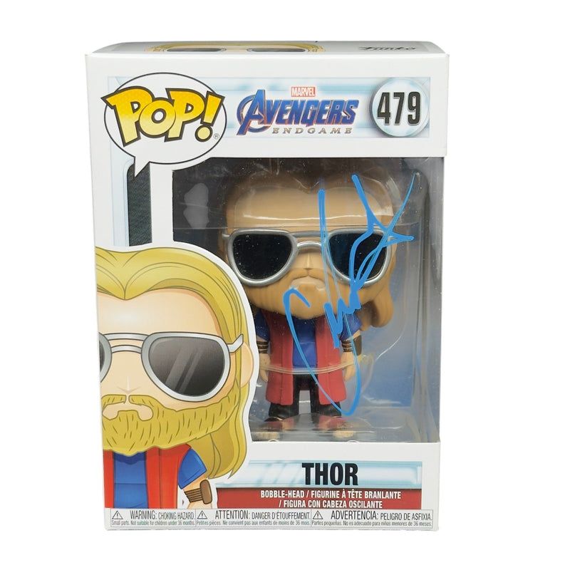 Chris Hemsworth Signed Thor Avengers: Endgame Funko Pop 479 Beckett Autograph