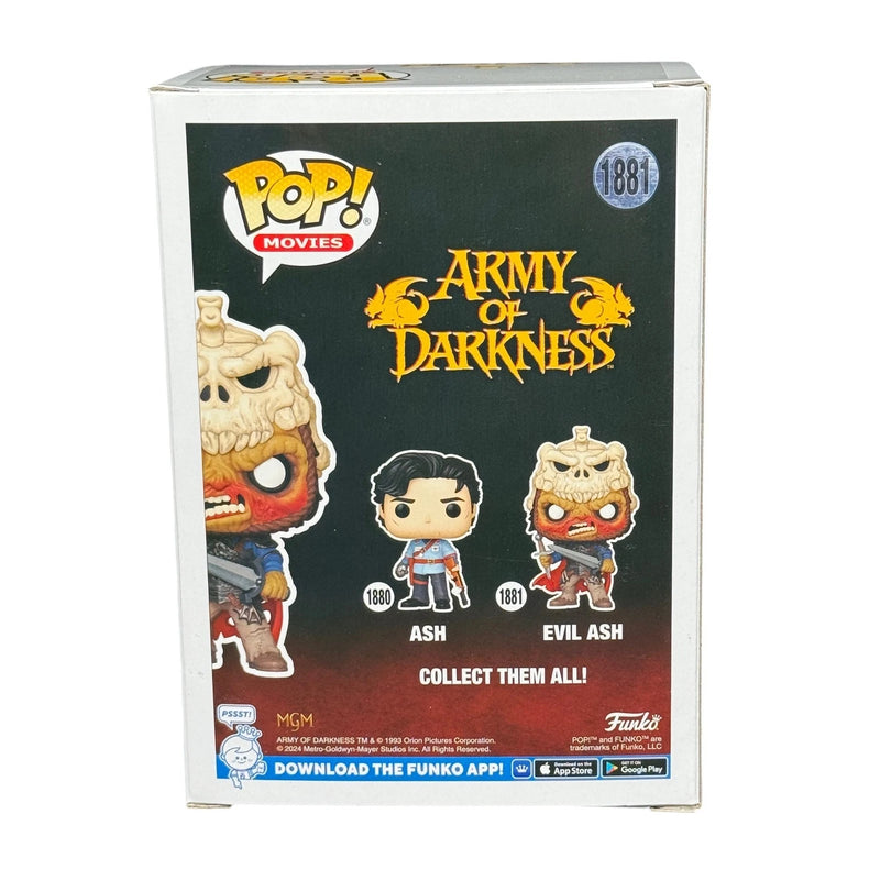 Bruce Campbell Signed Army of Darkness Evil Ash Funko Pop 1881 Beckett Autograph