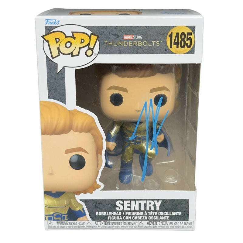 Lewis Pullman Signed Sentry Thunderbolts Funko Pop 1485 Autograph Beckett BAS!