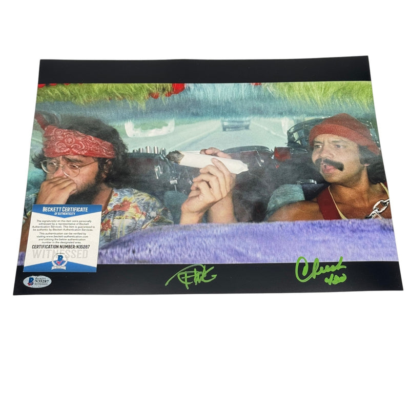Cheech Marin & Tommy Chong Signed 11x14 Photo Beckett Autograph Authentic COA
