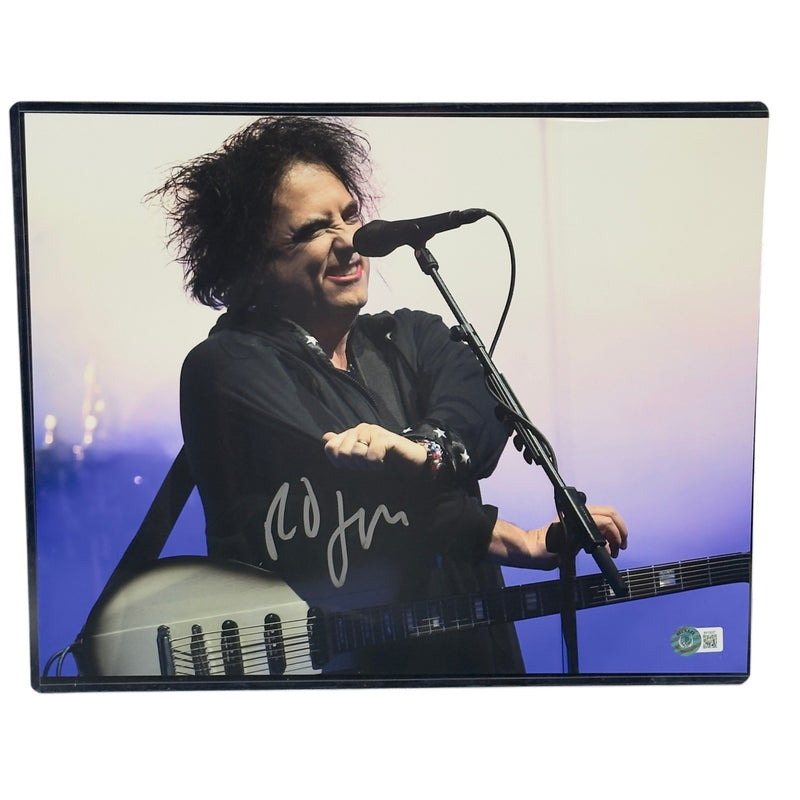 Robert Smith Signed The Cure 11x14 Photo Beckett BAS Authentic Autograph
