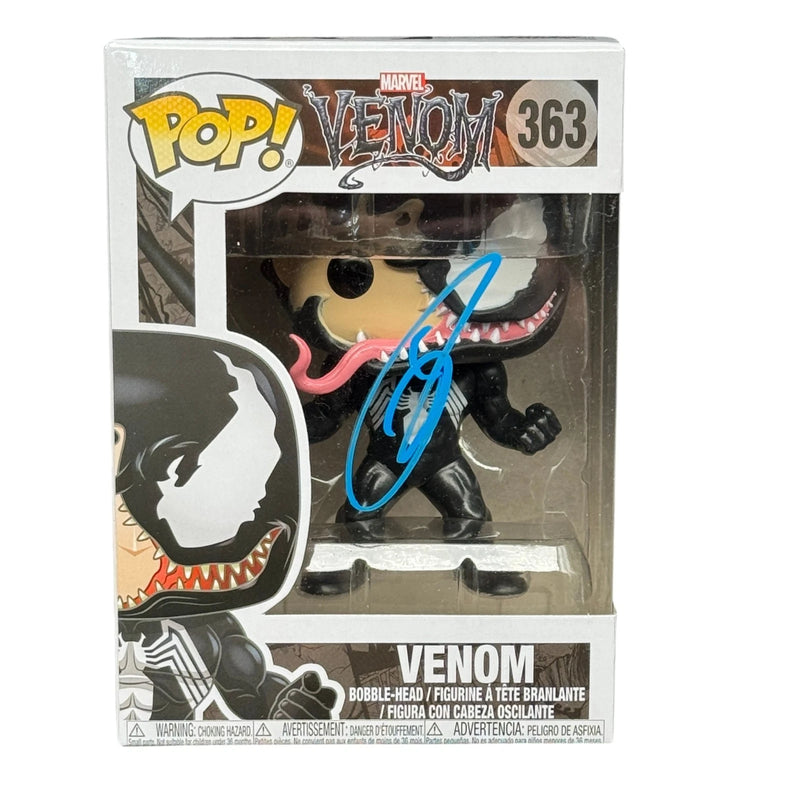 Tom Hardy Signed Venom Funko Pop 363 Eddie Brock Marvel Beckett Authentic BAS!