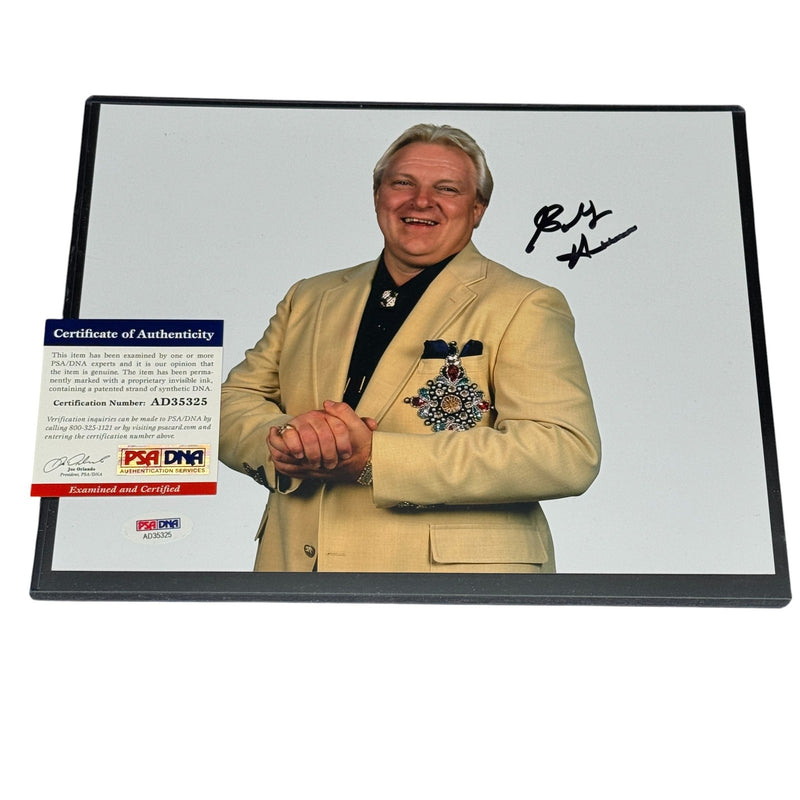 Bobby "The Brain" Heenan Signed 8x10 Photo WWE WWF AWA Autograph PSA/DNA COA