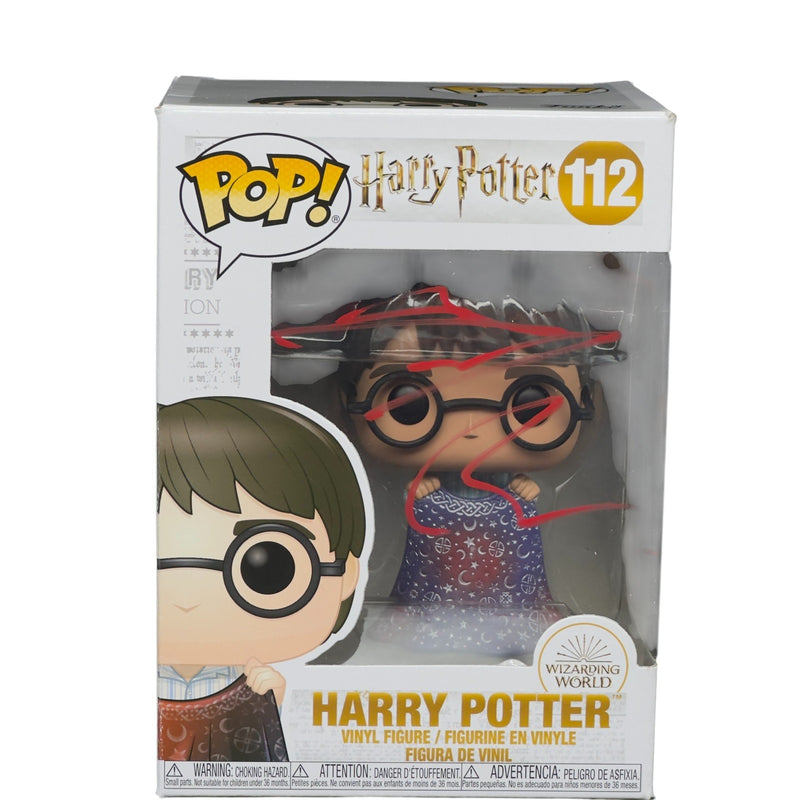 Daniel Radcliffe Signed Harry Potter Funko Pop 112 Autographed Beckett BAS COA!