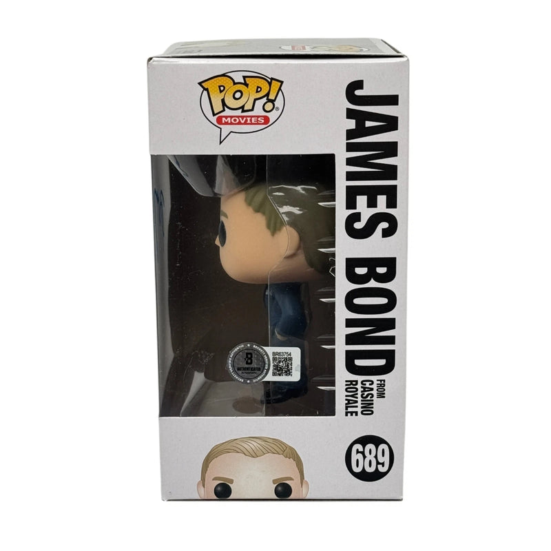 Daniel Craig Signed James Bond 007 Funko Pop 689 Autographed Beckett Authentic