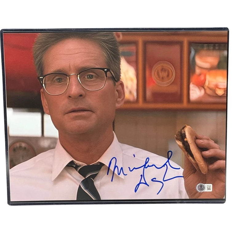Michael Douglas Signed 11x14 Photo Falling Down Beckett Authentic Autograph!!