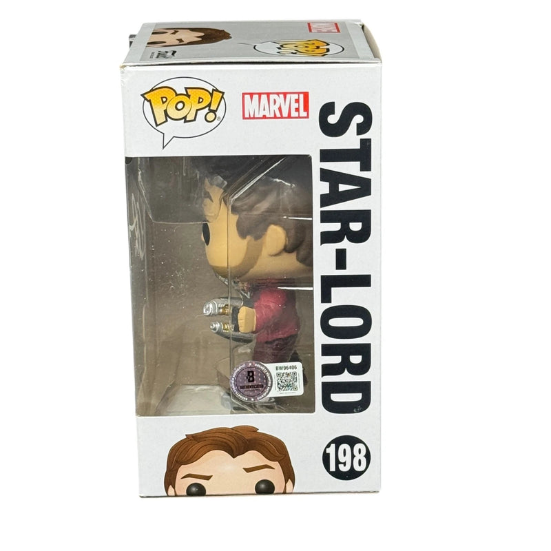 Chris Pratt Signed Marvel Star-Lord Funko Pop 198 Beckett Authentic Autograph!