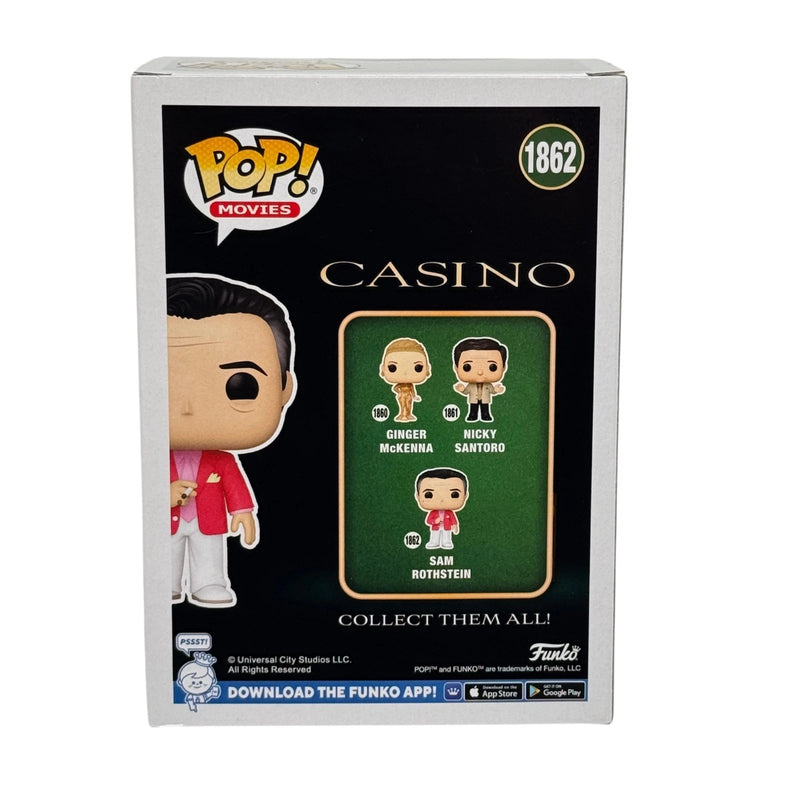 Robert De Niro Signed Sam Rothstein Casino Funko Pop 1862 Beckett BAS Autograph