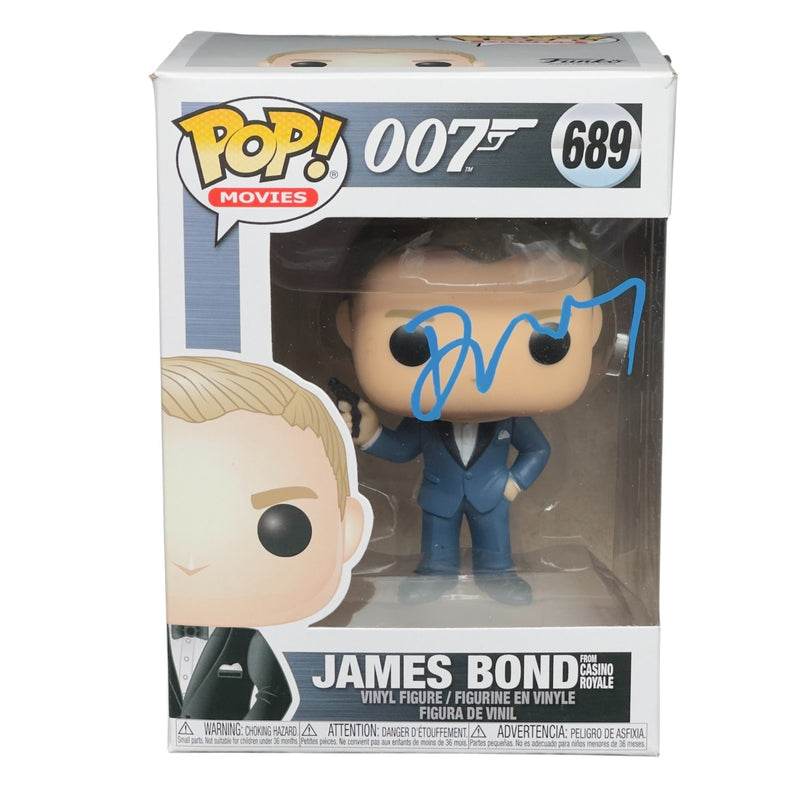 Daniel Craig Signed James Bond 007 Funko Pop 689 Autographed Beckett Authentic