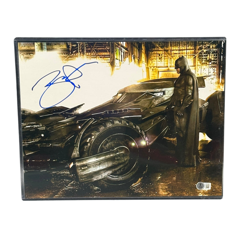 Ben Affleck Signed 11x14 Metallic Photo Batman Beckett Authentic Autograph