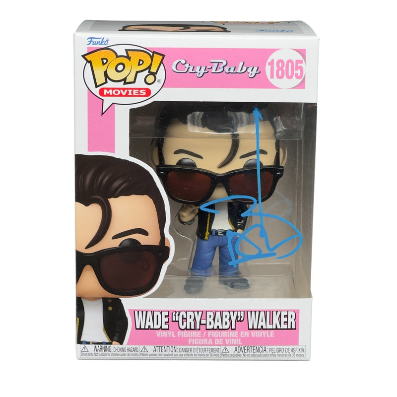 Johnny Depp Signed Wade Cry Baby Walker Funko Pop 1805 Autograph Beckett BAS!!