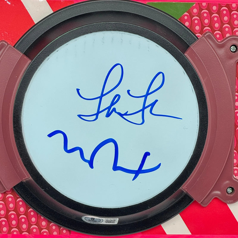 Michael J Fox Christopher Lloyd Thompson Wilson Cast Signed Hoverboard Beckett