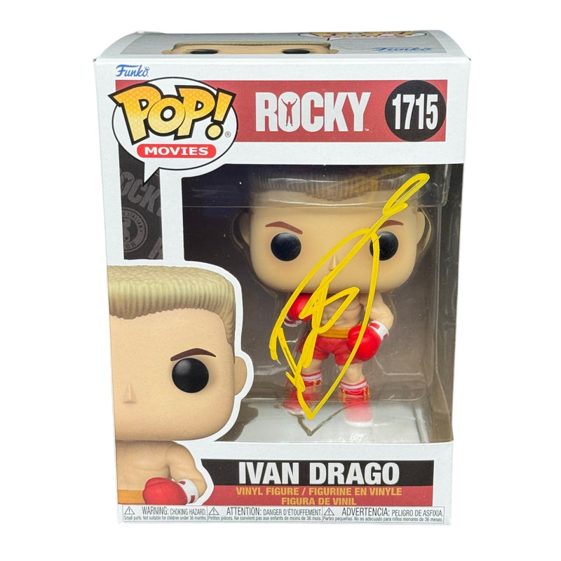 Dolph Lundgren Signed Ivan Drago Rocky Funko Pop 1715 Autographed Beckett BAS!
