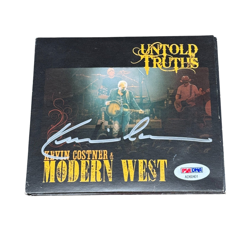 Kevin Costner & Modern West SignedCD Cover - PSA/DNA Certified Autograph - COA