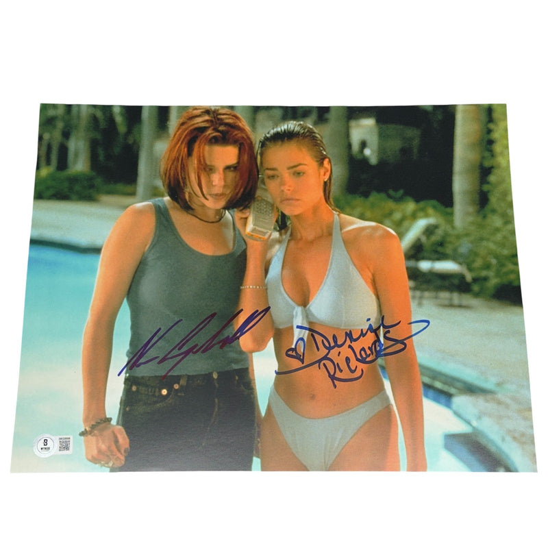 Neve Campbell & Denise Richards Signed 11x14 Photo Wild Things Beckett Authentic