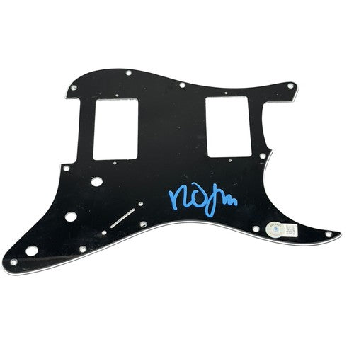 Robert Smith Signed White Stratocaster Pickguard The Cure Autograph Beckett