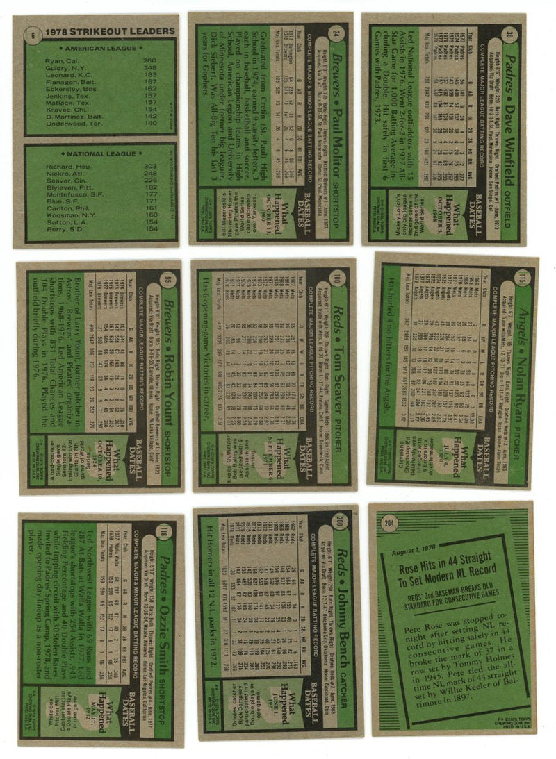 1979 TOPPS BASEBALL COMPLETE SET BREAK - 24 CARDS PER BOX! INCLUDES 2 HOFers!