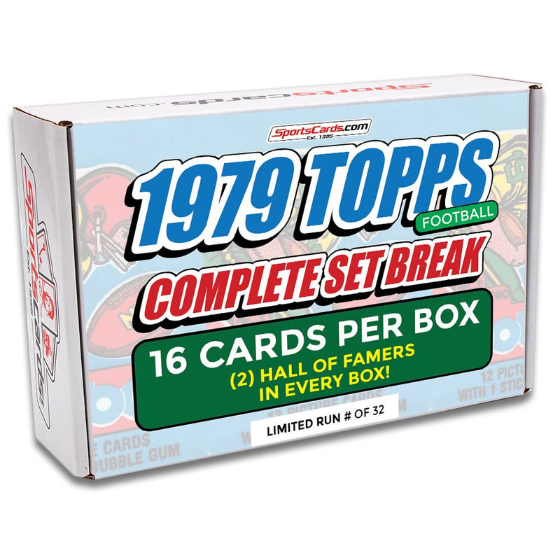 1979 TOPPS FOOTBALL COMPLETE SET BREAK - 16 CARDS PER BOX! 2 HOFERS PER BOX!