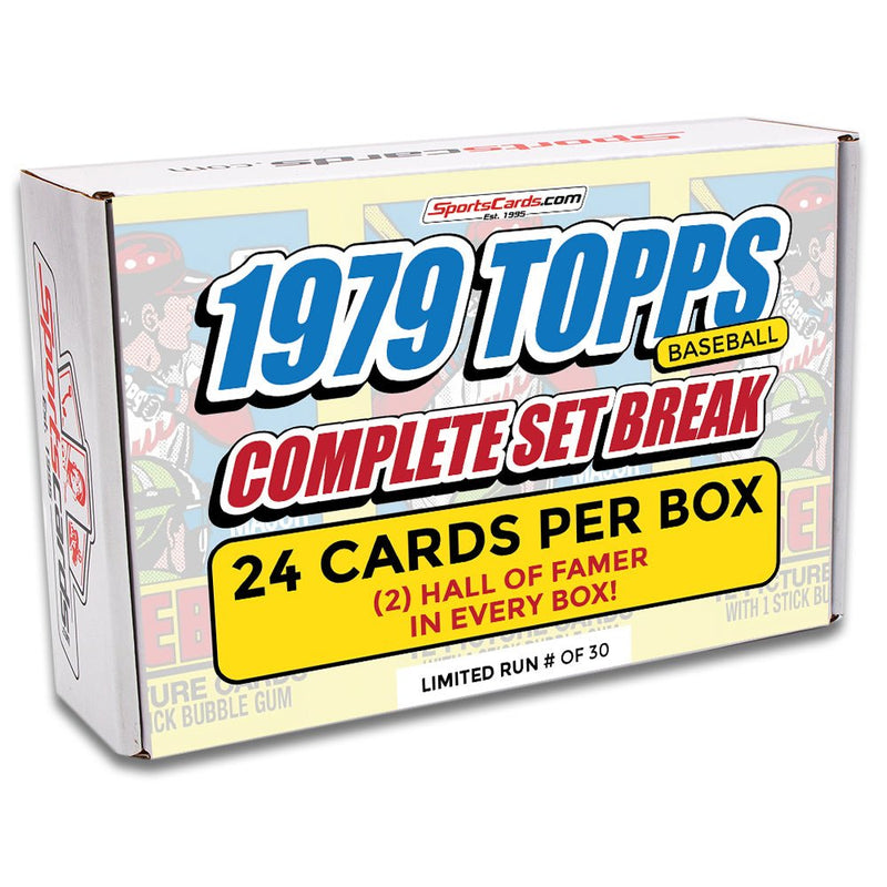 1979 TOPPS BASEBALL COMPLETE SET BREAK - 24 CARDS PER BOX! INCLUDES 2 HOFers!
