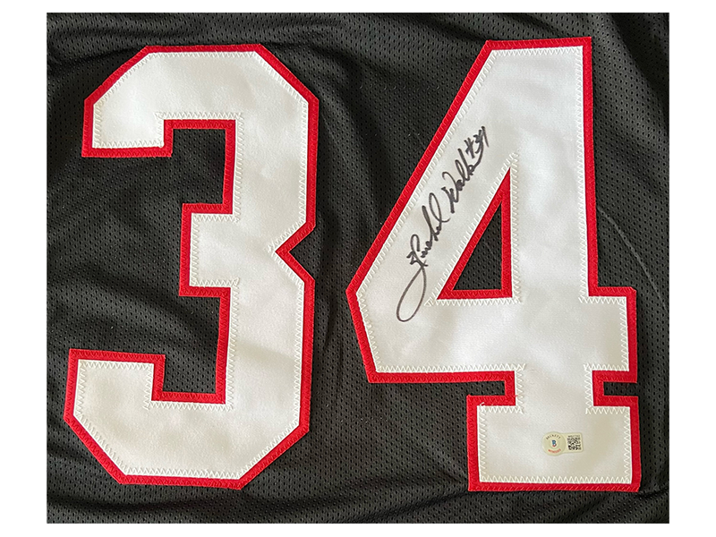 Herschel Walker Autographed College-Edition Black Football Jersey (Beckett)