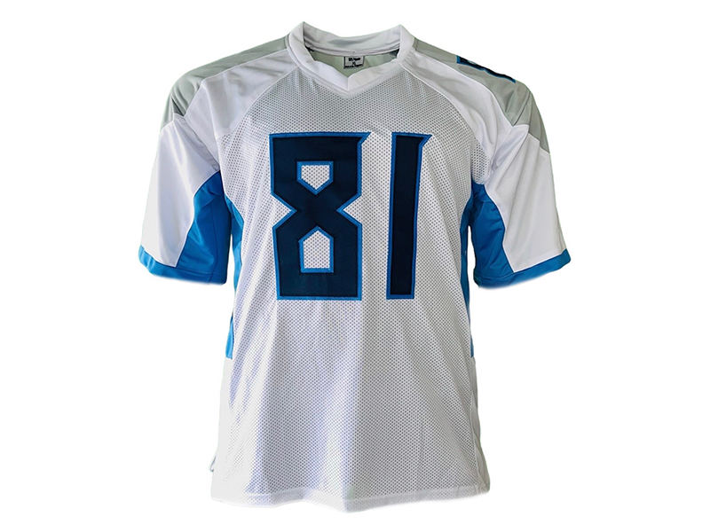 Austin Hooper Autographed Pro Style White Football Jersey JSA