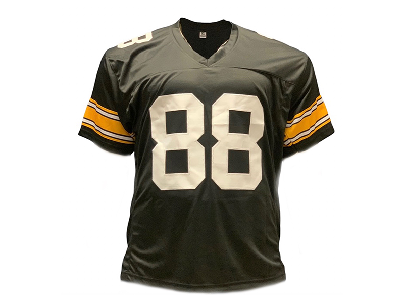 Pat Freiermuth Autographed Pittsburgh  Black Football Jersey (Beckett)