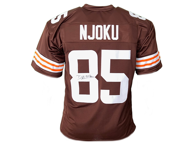 David Njoku Autographed Cleveland Brown Football Jersey (JSA)