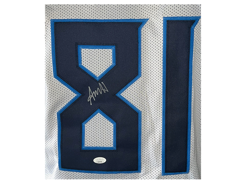 Austin Hooper Autographed Tennessee  White Football Jersey JSA