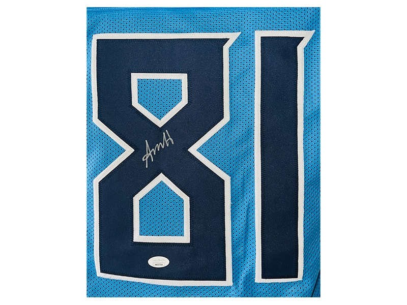 Austin Hooper Autographed Tennessee  Light Blue Football Jersey JSA