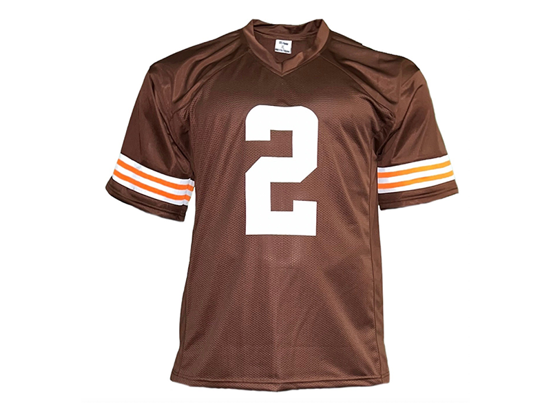 Amari Cooper Autographed Pro Style Brown Football Jersey (JSA)