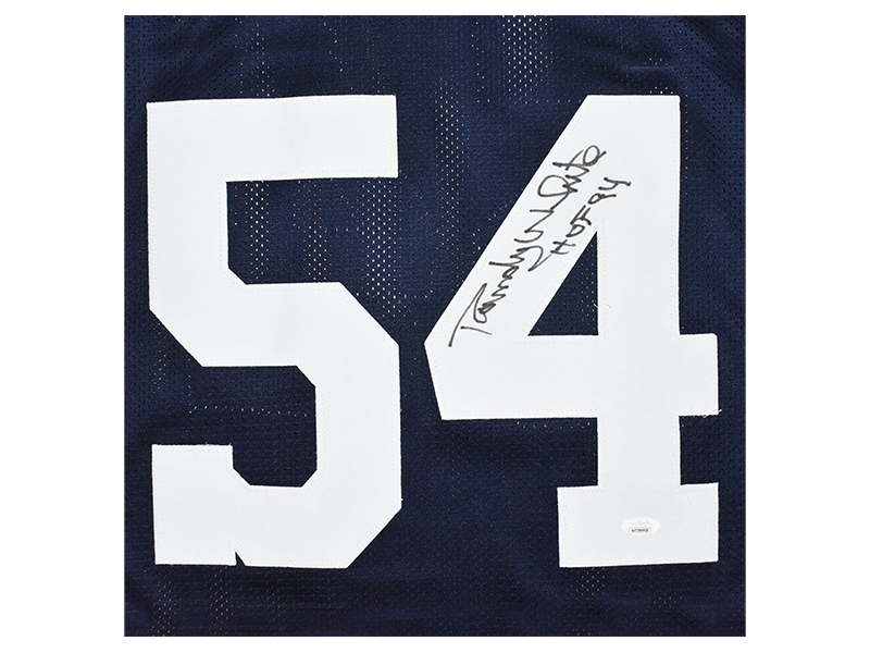 Randy White Autographed HOF 94 Inscription Pro Style Thanksgiving Football Jersey JSA