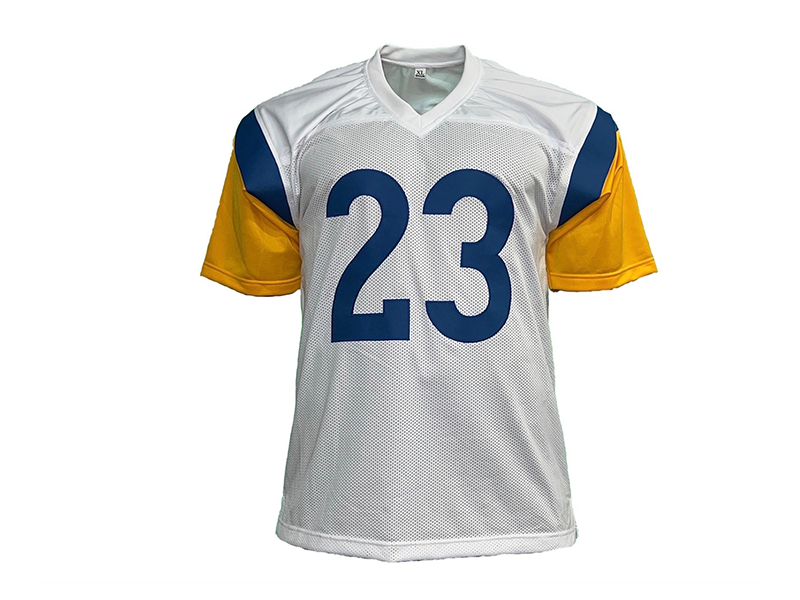 Cam Akers Autographed Los Angeles  White Football Jersey Beckett