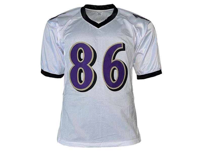 Todd Heap Autographed Signed Baltimore White Football Jersey (JSA)