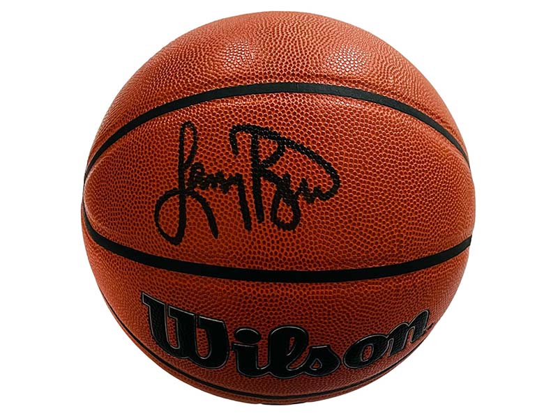 Larry bird Autographed Wilson Authentic Series NBA basketball JSA