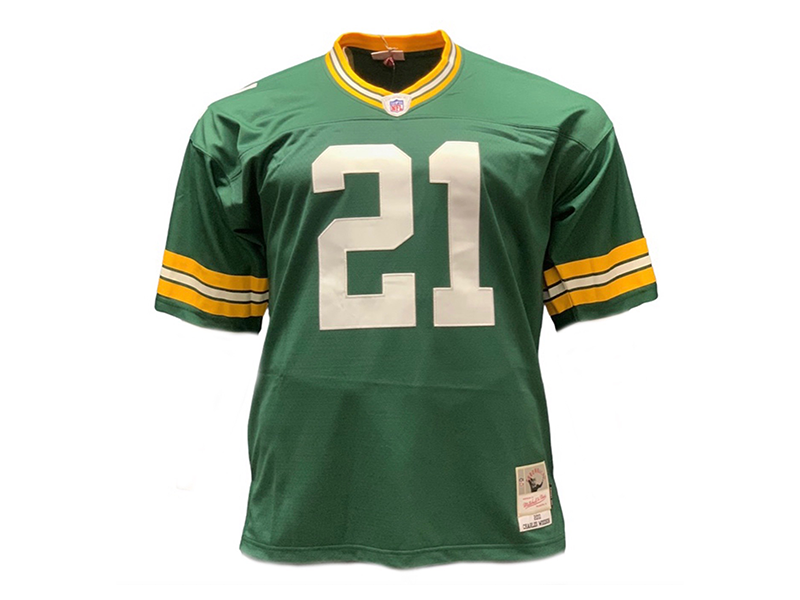 Charles Woodson Autographed 2010 Throwbacks Authentic Green Bay Packers NFL Legacy Football Jersey Fanatics