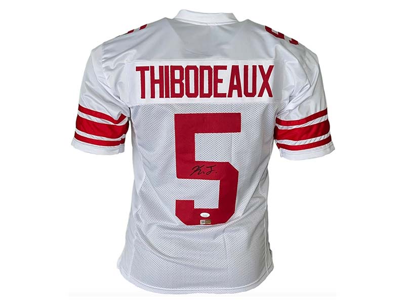 Kayvon Thibodeaux Autographed Pro Style White Football Jersey (JSA)