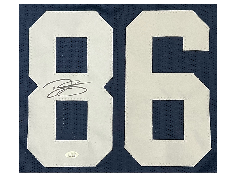 Dalton Schultz Autographed Pro Style Thanksgiving Football Jersey JSA